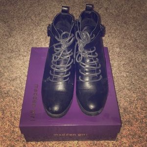 Madden Girl Black Boots